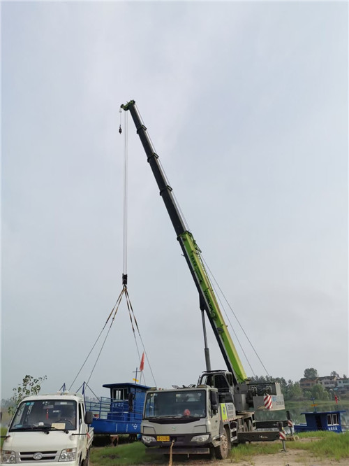 从化区桥梁建设吊装案例